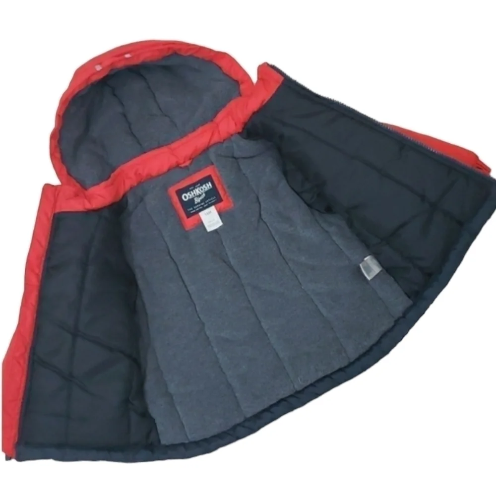 Oshkosh B'gosh~Baby Boy's 18M~Red/Black Winter 2PC Jacket/Pants Puffer.